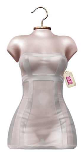 Noreen strapless dress Dove {BELLEZA - LEGACY - MAITREYA - REBORN - ERIKA - KUPRA - STAR}