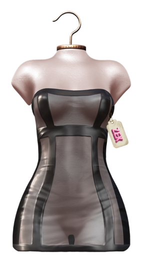 Noreen strapless dress Noir {BELLEZA - LEGACY - MAITREYA - REBORN - ERIKA - KUPRA - STAR}