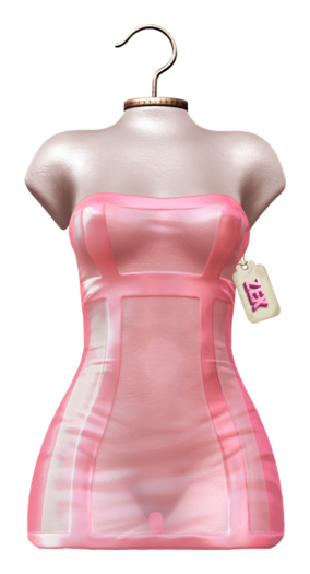 Noreen strapless dress Pink {BELLEZA - LEGACY - MAITREYA - REBORN - ERIKA - KUPRA - STAR}