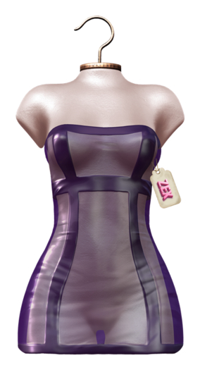 Noreen strapless dress Plum {BELLEZA - LEGACY - MAITREYA - REBORN - ERIKA - KUPRA - STAR}