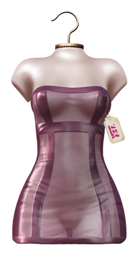 Noreen strapless dress Purple {BELLEZA - LEGACY - MAITREYA - REBORN - ERIKA - KUPRA - STAR}