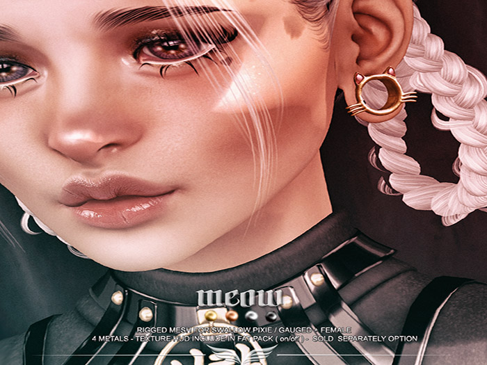 A*S MEOW_^^Swallow^^ PIXIE / Gauged_FATPACK_(wear me)