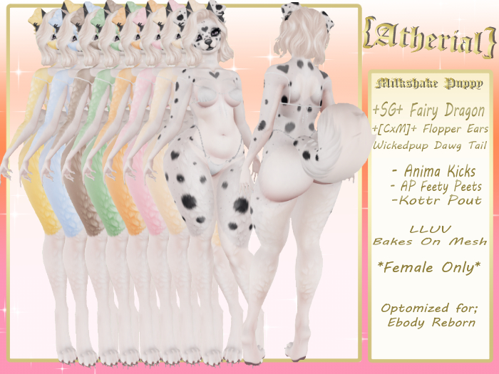 {Atherial} Milkshake Puppies FATPACK + EXCLUSIVE!