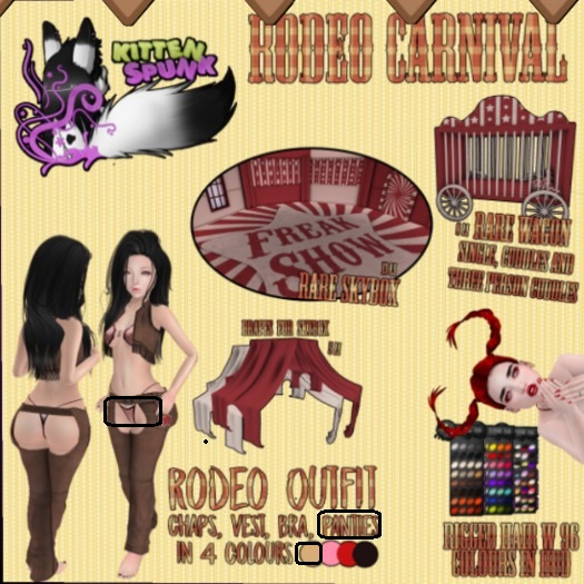 +KS+ Rodeo Panties // Belleza Freya // Red