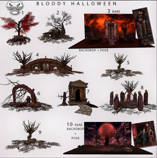 10 - {SWP} Bloody HalloWeen RARE