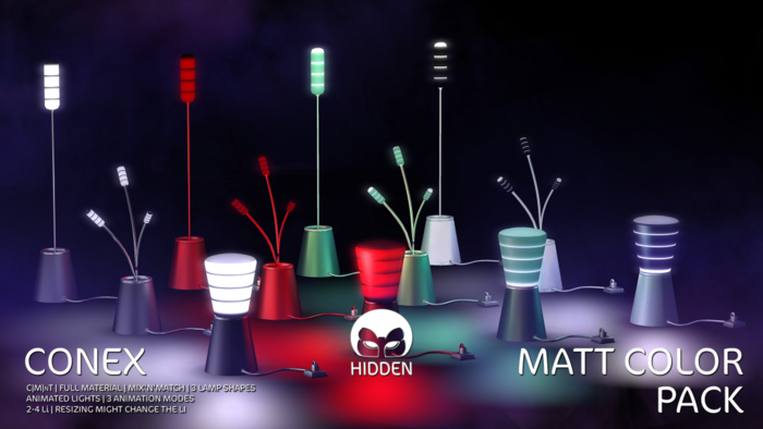 HIDDEN :: CONEX :: MATT COLOR PACK ::