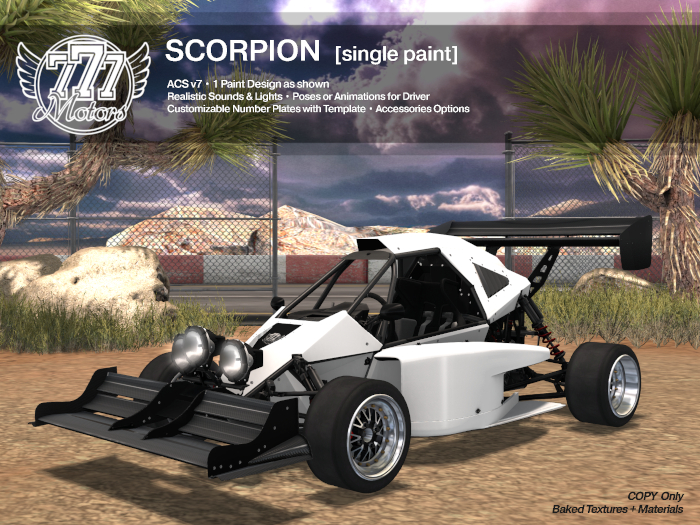 [777] SCORPION - White (Add)