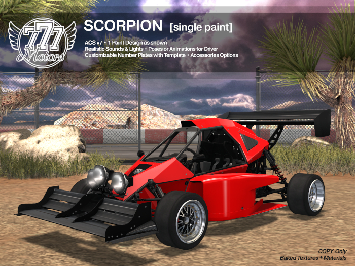[777] SCORPION - Red (Add)