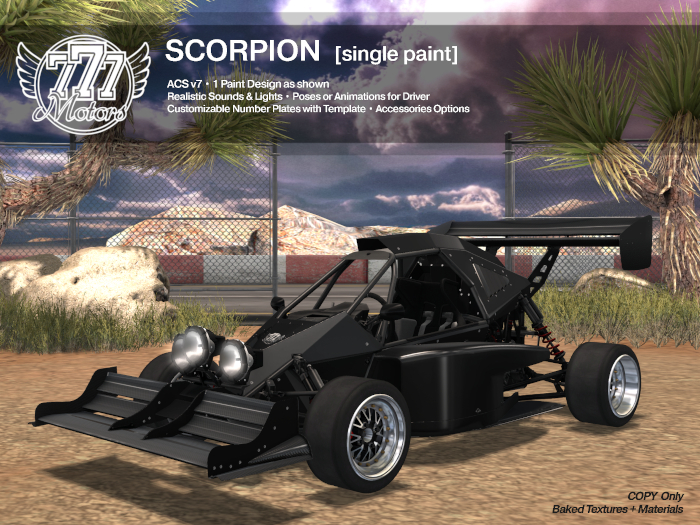 [777] SCORPION - Blue (Add)