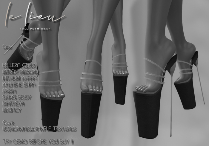 **LeLi**086**Shoes**FULL PERM MESH**DEMO