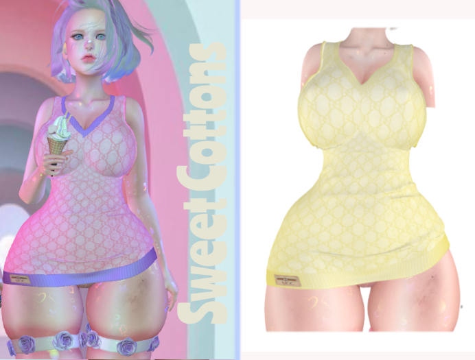 .Sweet Cotons.Olive Dress Pack #13
