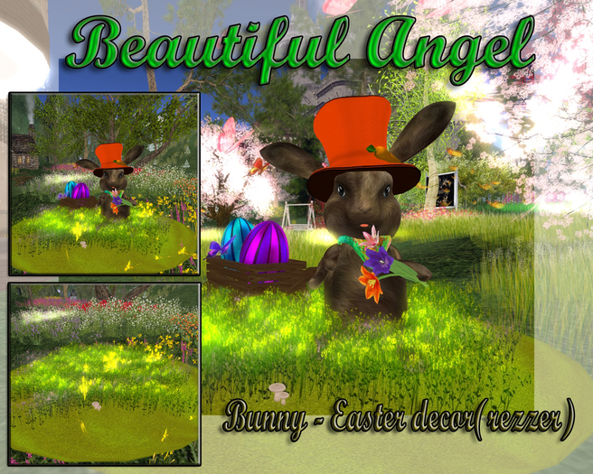 Bunny - Easter decor  (Box)