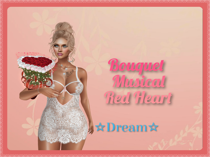 Bouquet Musical Red Heart