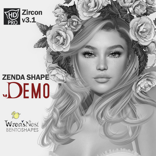 { wren's nest } Zenda DEMO shape for Catwa HDPro Zircon