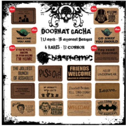 BLASPHEMIC - DOORMAT - DECORATE CATS