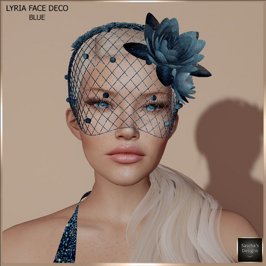SAS - Lyria Blue Face Deco  