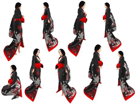 Second Life Marketplace - AO modest eastern FEMALE BENTO (HUD) Full Perm