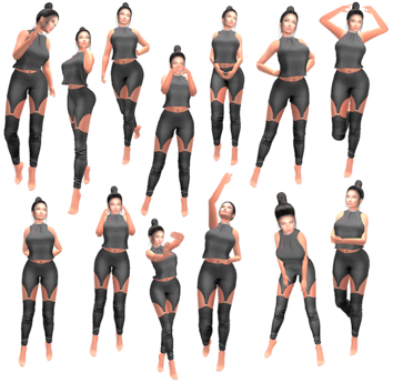 Second Life Marketplace - AO Cheeky Lady BENTO (HUD) Full Perm
