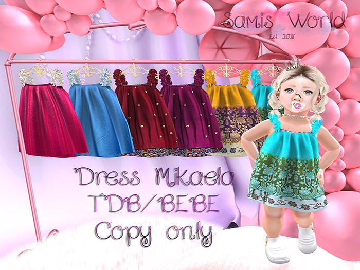 (SW) Dress Mikaela TDB/BEBE Blue