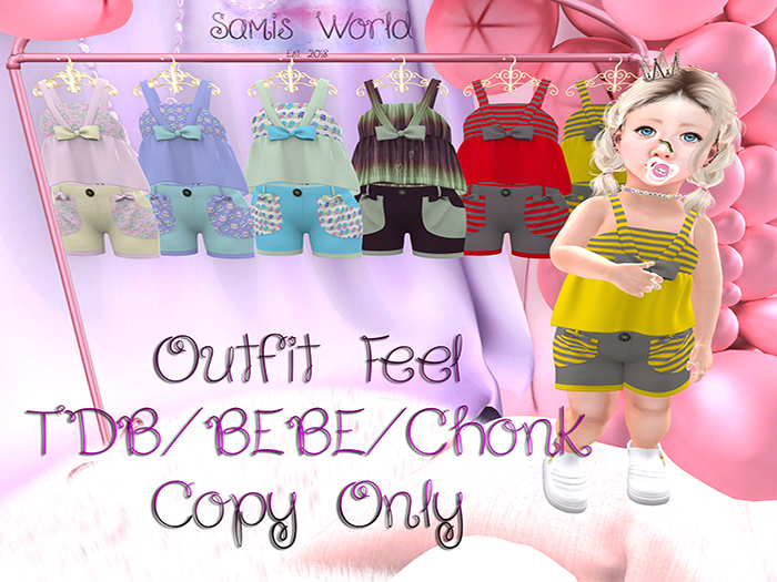 (SW)  Outfit Feel TDB/BEBE/Chonk FATPACK