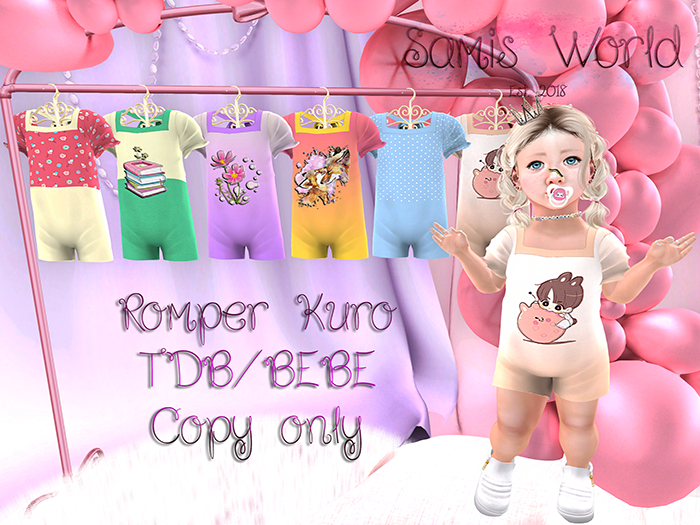 *SW* Romper Kuro TDB/BEBE Coral