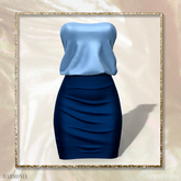 * Harmonia Blue Nadia Pencil Dress Legacy Maitreya and Petite Slink Altamura STAR