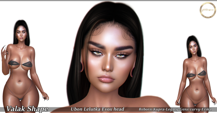 ::G.B-Valak shape-Ubon Lelutka evox Head::