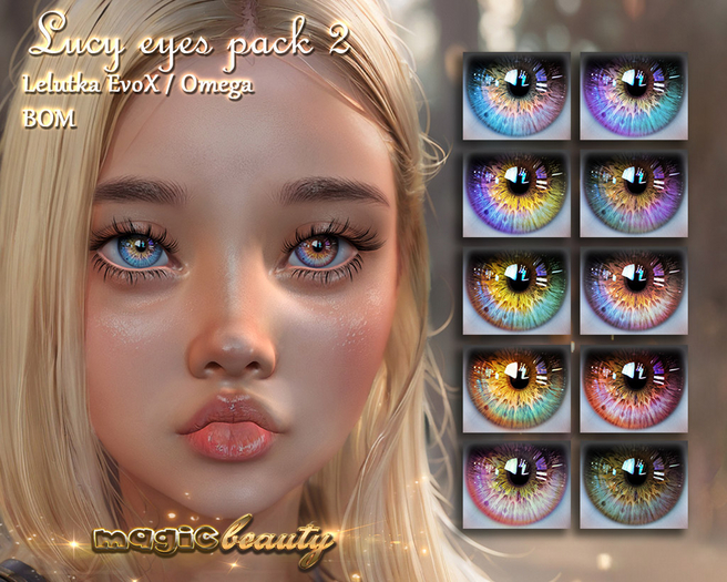 [Magic Beauty] Lucy eyes pack 2(Omega, LeLutkaEVOX & BOM)
