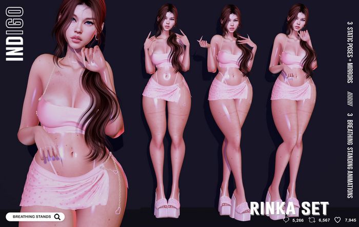 [InDiGo] Rinka Breathing & Static Stands Set