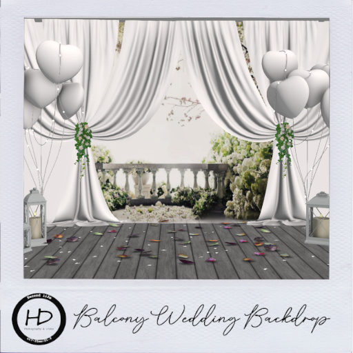 ...:::HD:::... Balcony Wedding Backdrop (WEAR TO UNBOX)