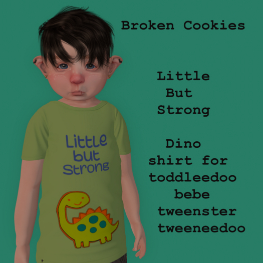 Little but strong dino shirt