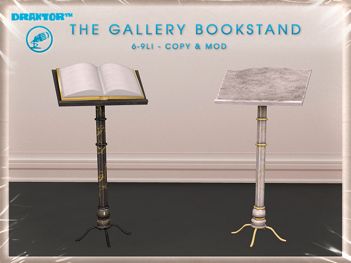 Draxtor - The SL Book Club: Gallery Bookstand