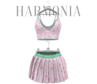 Strawberry Skirt Outfit Maitreya