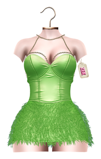 Christina fluffy dress (LEMON): Legacy Maitreya Reborn Belleza Gen.X