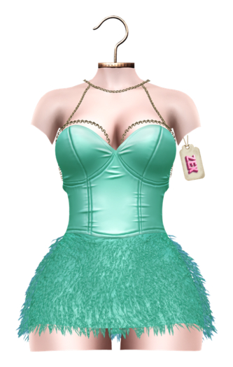 Christina fluffy dress (MINT): Legacy Maitreya Reborn Belleza Gen.X