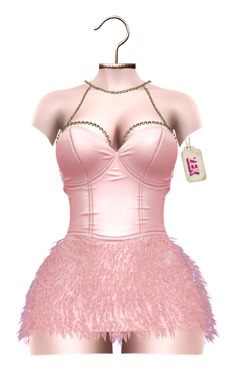 Christina fluffy dress (NUDE): Legacy Maitreya Reborn Belleza Gen.X