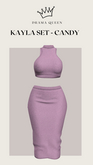 DRAMA QUEEN Kayla Cashmere Set - Candy (ADD)