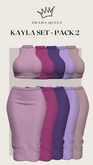 DRAMA QUEEN Kayla Cashmere Set - Pack 2 (ADD)
