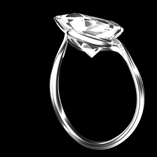 DK- Pear engagement ring