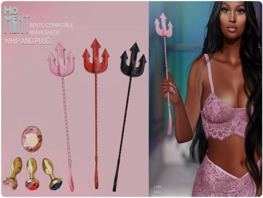 MOVEMENT - Whip and plug - PINK WEAR ME TO UNPACK*