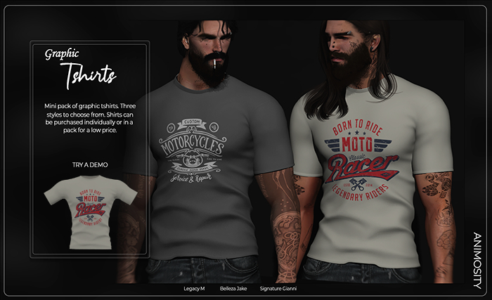 Animosity - Graphic Tee - Moto Racer 