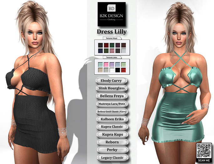 ..::B2K Design::..Dress Lilly -  ADD