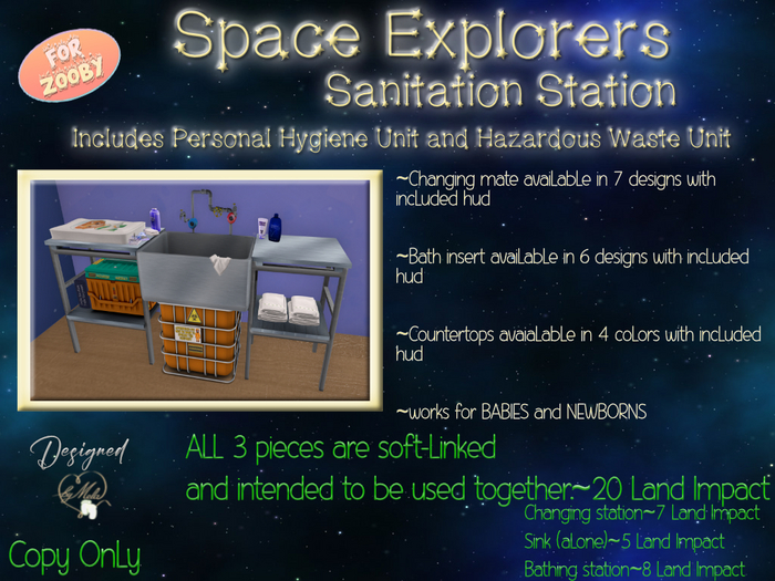 [byMela]~ADD~Space Explorers~ Sanitation Station