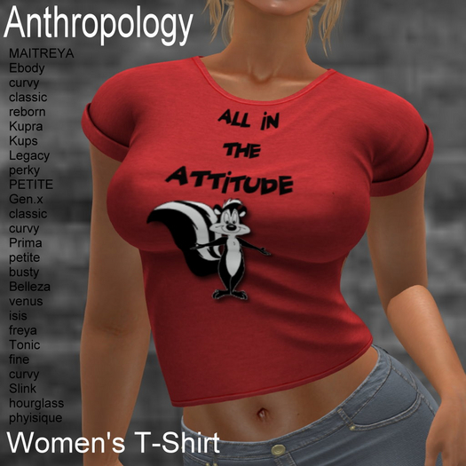 All in the Attitude Women's T-Shirt (WTTA)