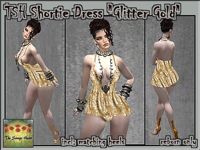 TSH Reborn Shortie Dress & Heels