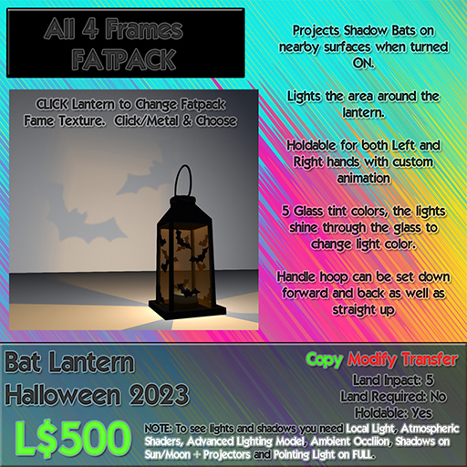 [RPC] Bat Lantern - Halloween 2023 (Fatpack)