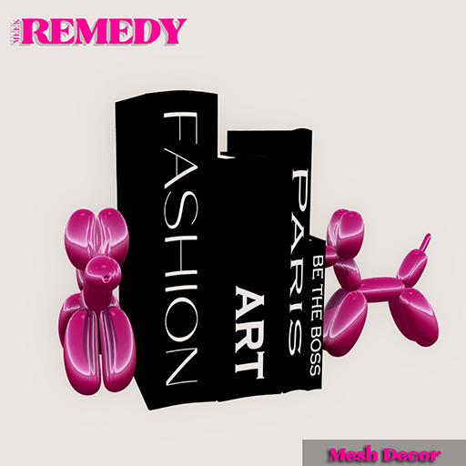 [MR] - Balloon Dog Bookends (Pink)