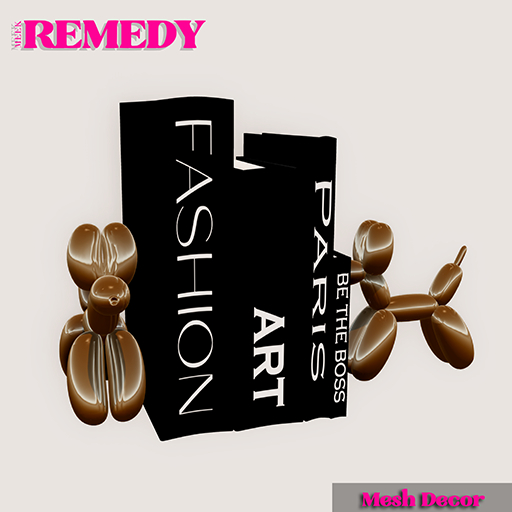 [MR] - Balloon Dog Bookends (Brown)