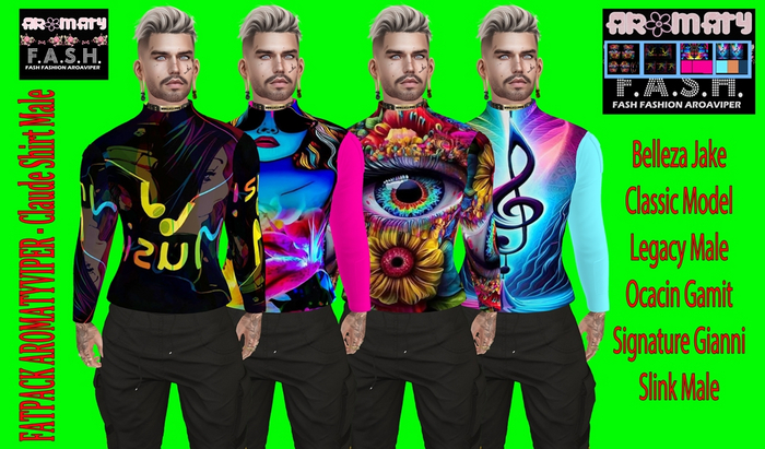 FATPACK AROMATYVIPER - Claude Shirt Male - DEMO