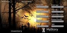 MyStory HUD Style Changer: Sundown Cemetery
